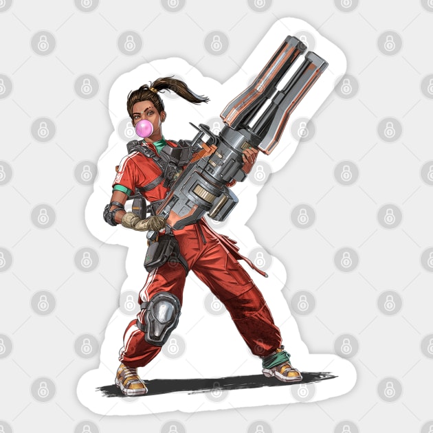 Apex Legends Rampart Sticker by Paul Draw